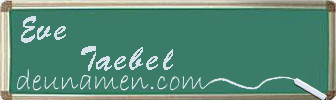 Eve Taebel Visitenkarte